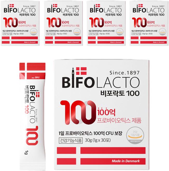 비포락토 100 유산균, 30g, 5개