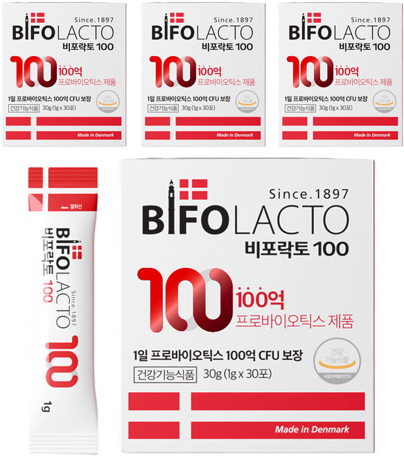 비포락토 100 유산균, 30g, 4개
