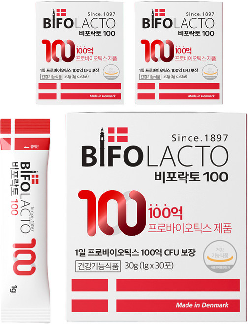 비포락토 100 유산균, 30g, 3개