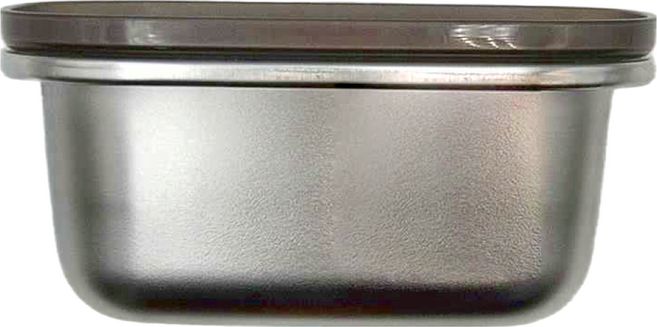 LInox 廚之坊 不鏽鋼保鮮盒 11.6 x 9.4 x 5.5cm, 容器 + 蓋子, 1組