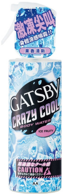 GATSBy 魔法激凍體用噴霧 果香, 170ml, 1件