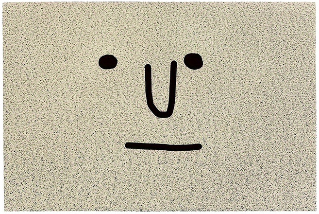 로이홈 다용도 미끄럼방지 코일 패턴 매트 카페트, 그레이, 1개