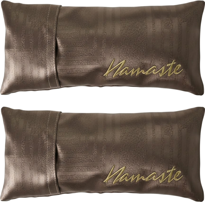台灣 NAMASTE 舒壓眼枕 A401-640-1 22cm x 9.5cm 籐棕 195g, 1個, 2個