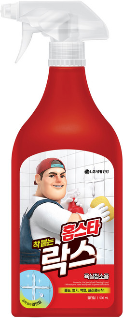 홈스타 착 붙는 락스 스프레이, 500ml, 1개