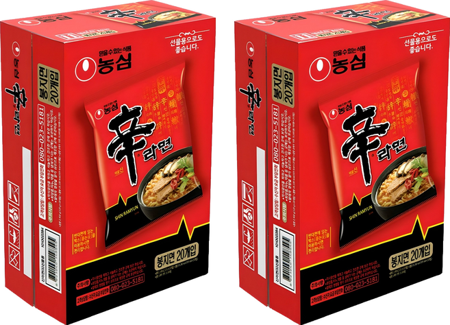 농심 신 라면, 40개