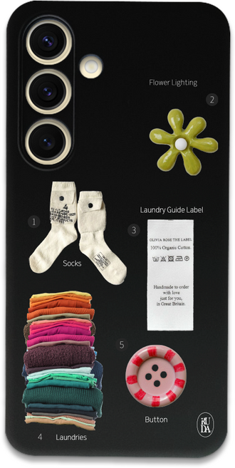 이루다 무드 오브제 풀 커버 젤리 휴대폰 케이스