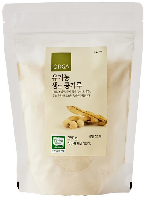 올가홀푸드 유기농 생 콩가루, 250g, 1개