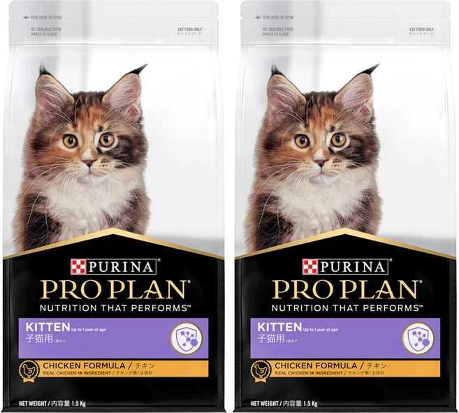 프로플랜 캣 기능성 사료, 키튼, 1.5kg, 2개 - 쿠팡