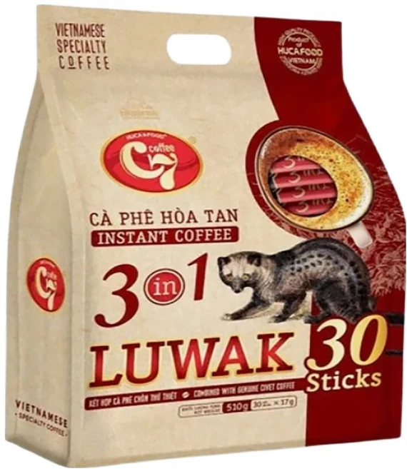 씨세븐 족제비 루왁 위즐커피, 17g, 1개, 30개입 - 쿠팡