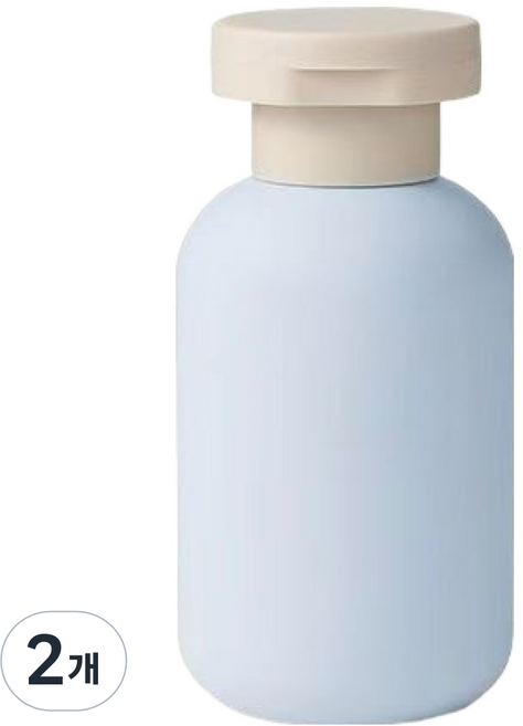 라이프인트 여행용 실리콘 린스 컨디셔너 로션 공병, 2개, 블루