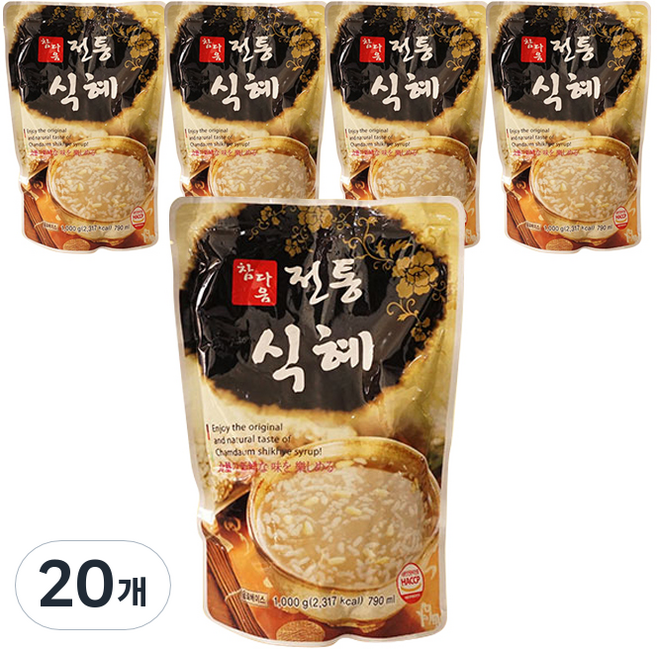 파낙스 참다음 전통식혜, 790ml, 20개