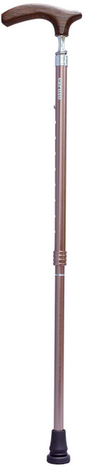 카루소 클래식 우드 접이식 지팡이 C535, 브라운, 1개