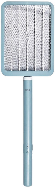 Kinyo 雙按鍵伸縮摺疊電蚊拍, 綠色