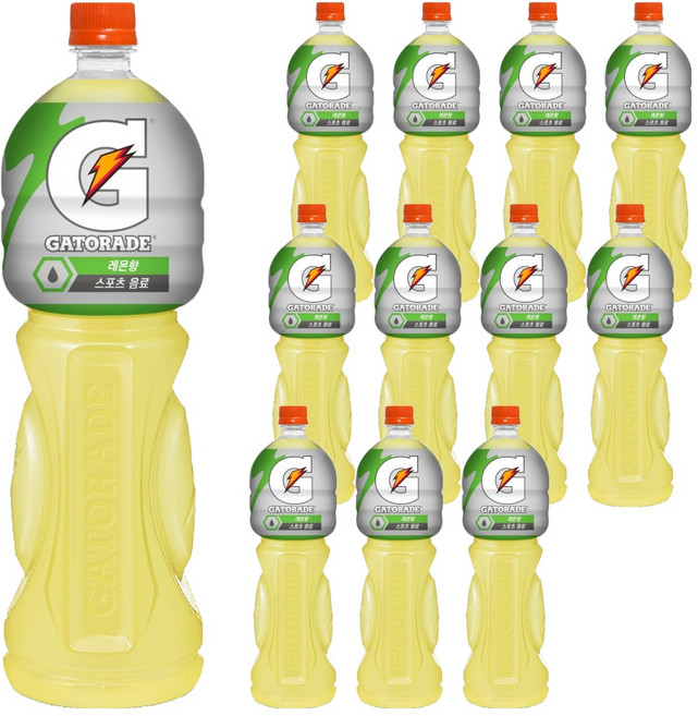 게토레이 레몬, 1.5L, 12개