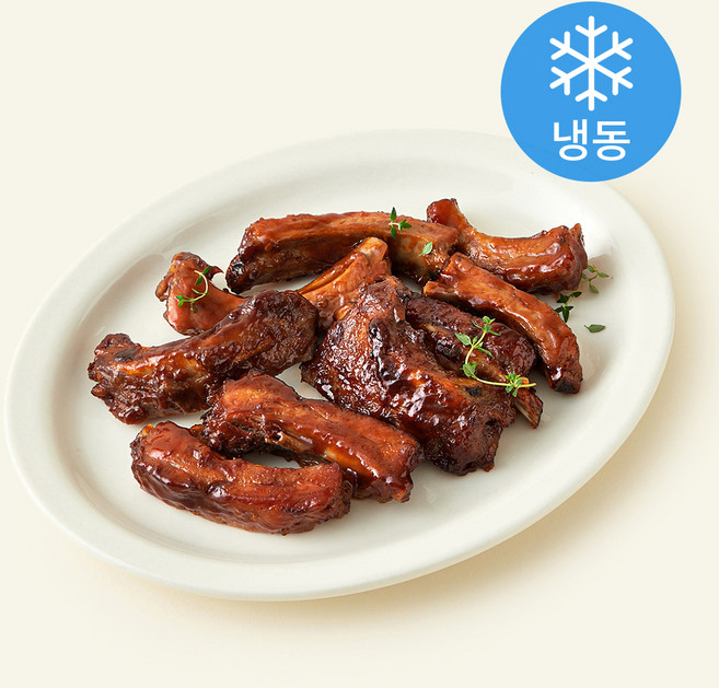 존쿡델리미트 바베큐쪽립 (냉동), 1kg, 1개
