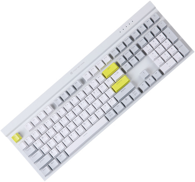 몬스타기어 풀배열 키캡 매크로 게이밍 유선 기계식 키보드, METAL, GUTS X208, 적축