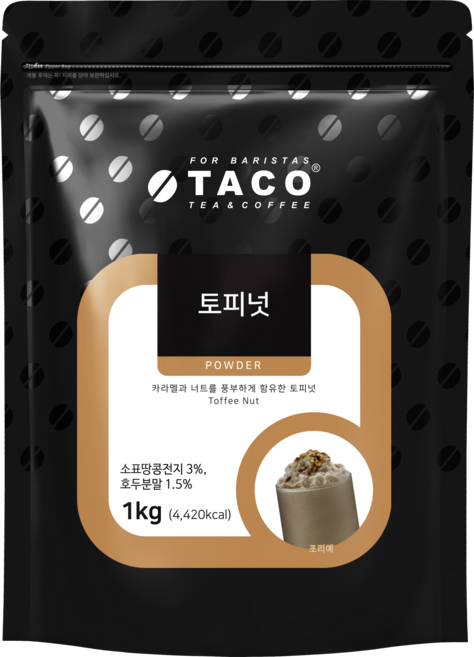 타코 토피넛 파우더, 1kg, 1개입, 1개