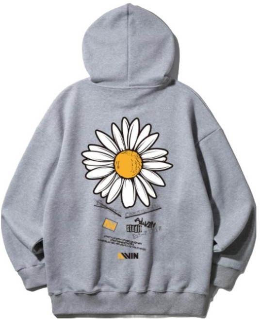 앨빈클로 카모마일 오버핏 후드티 AVH689