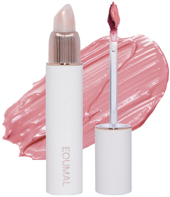 EQUMAL Non-Section Glowy亮澤保濕唇釉, 103 Mellow Glow, 5g, 1支