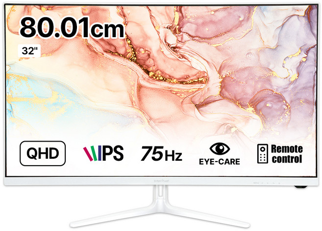 인터픽셀 QHD 화이트 에디션 모니터, 80cm, IPQ3220(무결점) 대표 이미지 - 20만원대 모니터 추천