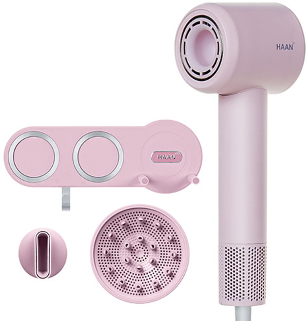 한경희생활과학 BLDC 헤어드라이기 1600W, HAAN-DIH1000D, 핑크