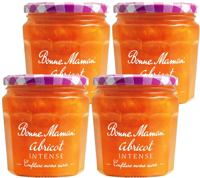 본마망 인텐스 살구잼, 335g, 4개