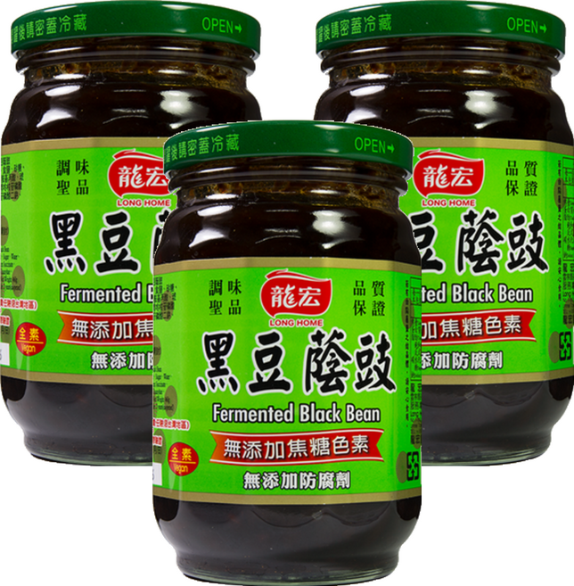 龍宏 黑豆蔭豉, 400g, 3罐