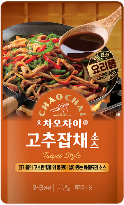 차오차이 고추잡채 소스, 100g, 1개
