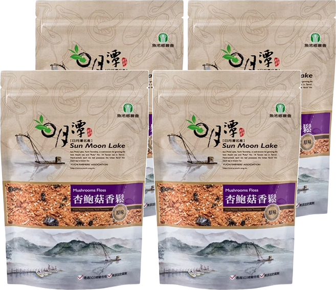 魚池鄉農會 杏鮑菇香鬆, 220g, 4包