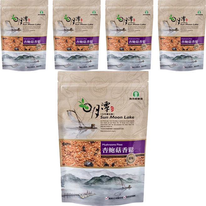 魚池鄉農會 杏鮑菇香鬆, 220g, 5包