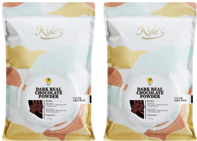 카일스 다크리얼초콜릿파우더, 1kg, 1개입, 2개