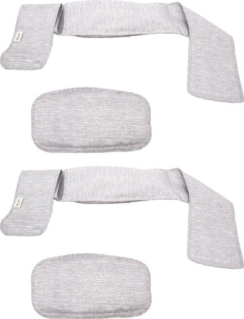 제스파 데일리 힐링 찜질팩 허리형 그레이, 2개