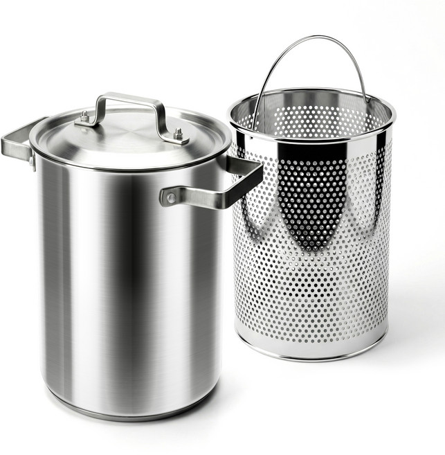 코멧 홈 다양하게 사용하는 인덕션 겸용 스테인리스 멀티팟 4.3L, 1개, 16cm