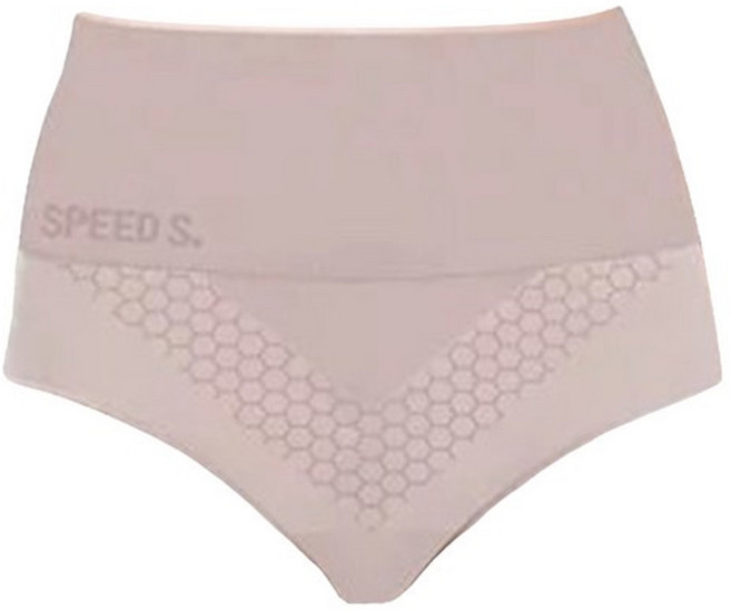 SPEED S. 科技石墨烯塑型高腰健康褲 石墨烯保暖蓄熱 高彈力萊卡紗 透氣乾爽 台灣製, 粉色