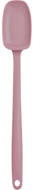 Kitchen Factory 莫蘭迪色矽膠拌炒匙 耐熱100℃, 粉色, 1支