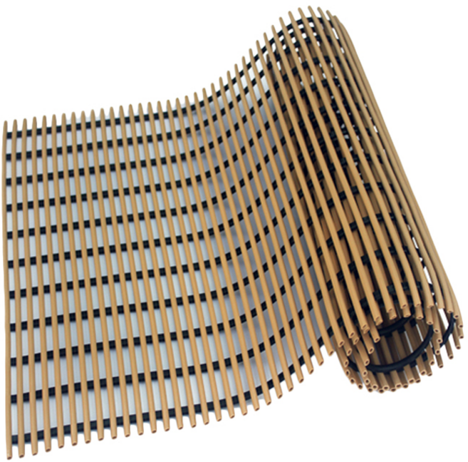 월광 미끄럼방지 욕실매트 튜브형 150 x 90 cm, 나무, 1개