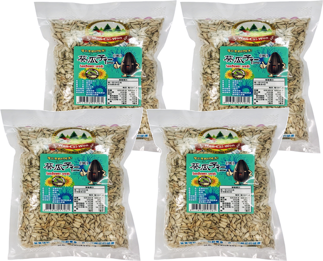 WON LAI WON 旺來旺 生葵瓜子仁, 400g, 4包