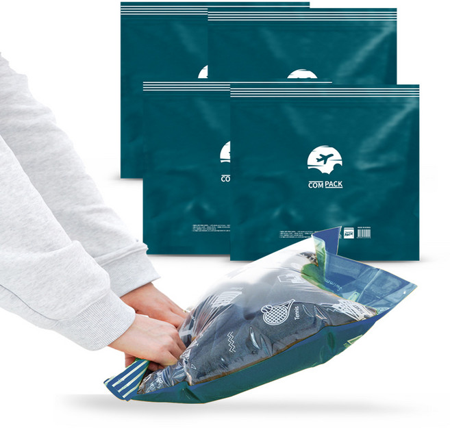 컴팩 이지 여행용 압축팩, 1개입, 4개