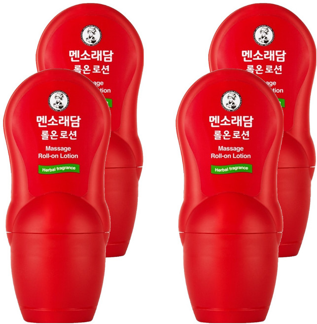 멘소래담 롤 온 로션 50ml, 1개입, 4개