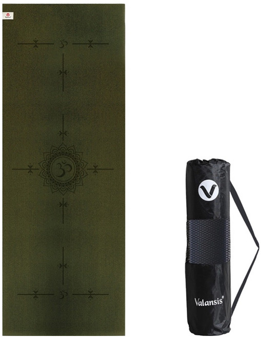 Valansis NR8 PRO 高級瑜珈墊 + 收納袋套組, 卡其色, 1套