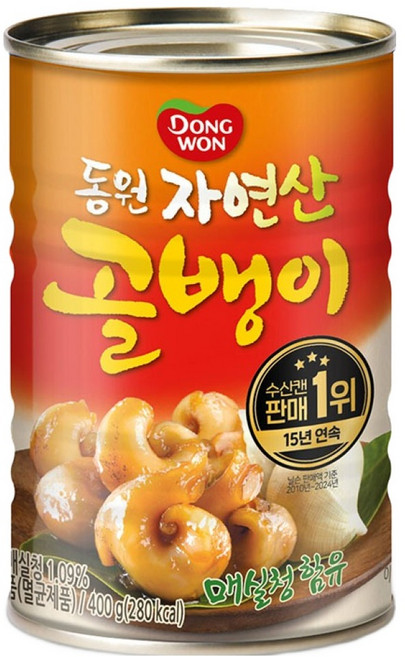 동원 매실청 자연산골뱅이, 400g, 1개
