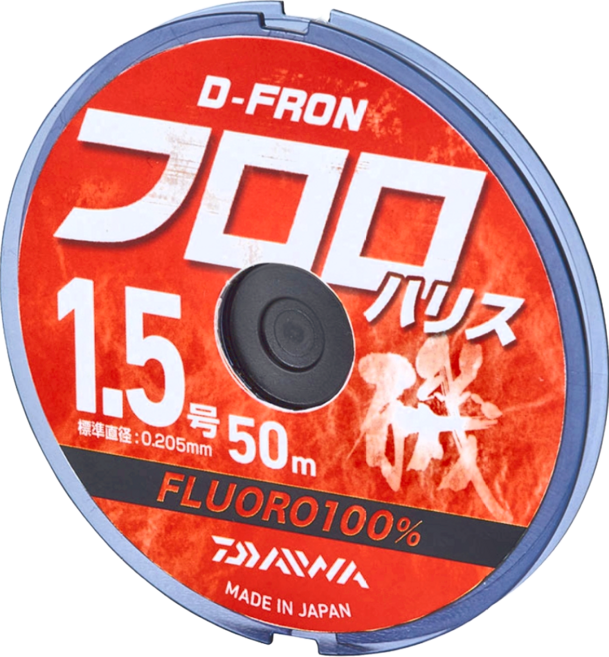 DAIWA 大和 釣線 D-FRON FLUORO HARISU, 1.5號, 1個