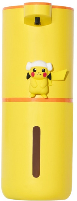포켓몬스터 피카츄 욕실 자동 손세정기, 옐로우, 1개