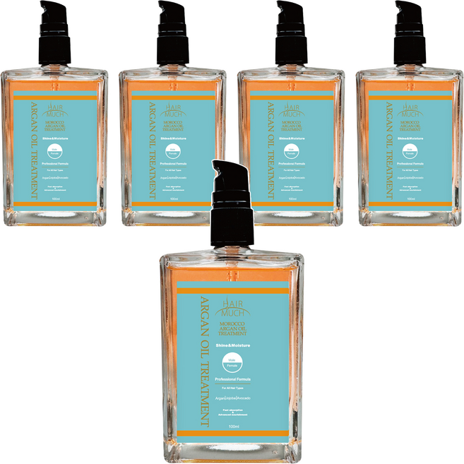 HAIR MUCH 摩洛哥堅果護髮油, 100ml, 5瓶