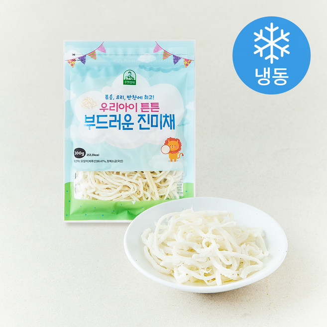 우리아이튼튼 부드러운 진미채 (냉동), 1개, 100g