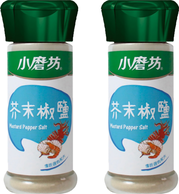 小磨坊 芥末椒鹽, 35g, 2瓶