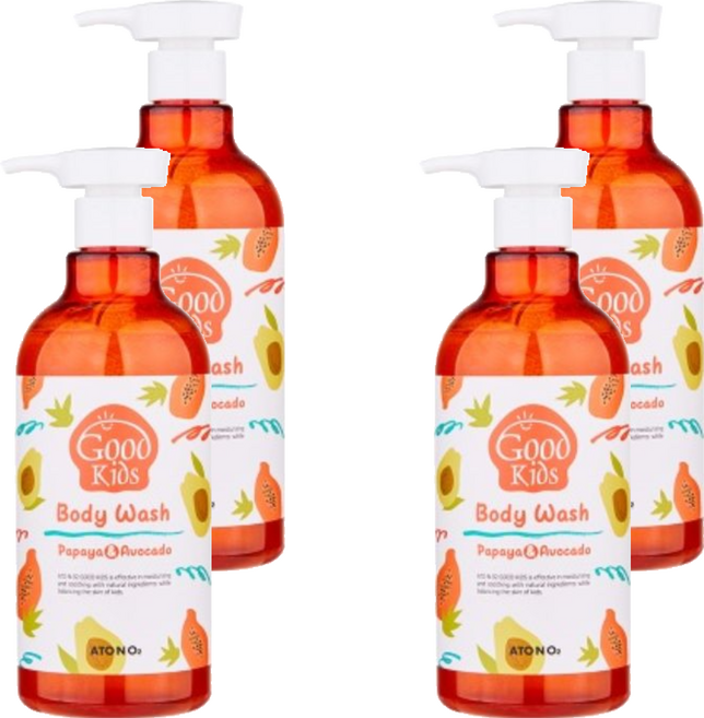 아토앤오투 굿 키즈 바디워시, 4개, 500g