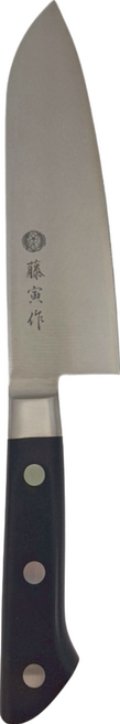 TOJIRO JAPAN 藤次郎 藤寅作DP口金三德刀, 不鏽鋼 銀色 + 黑色, 1支