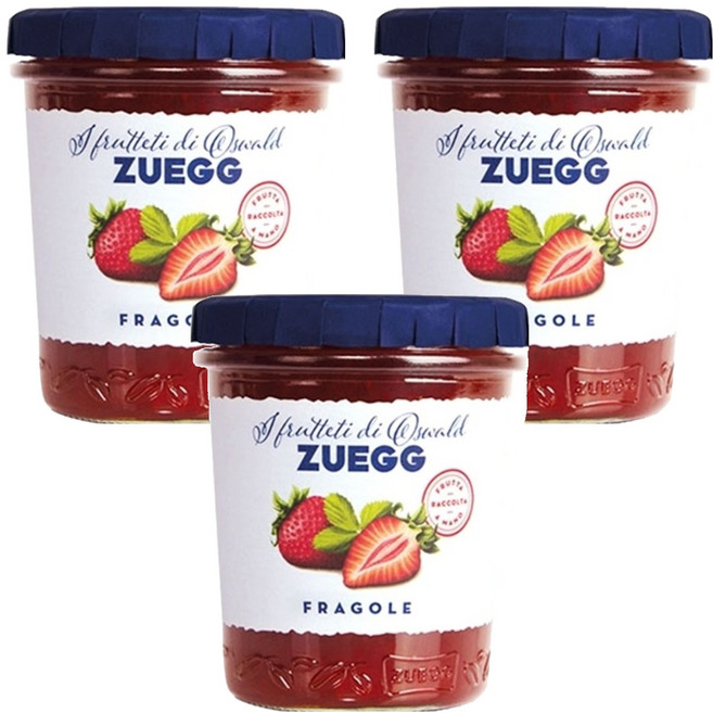 주에그 딸기잼, 320g, 3개