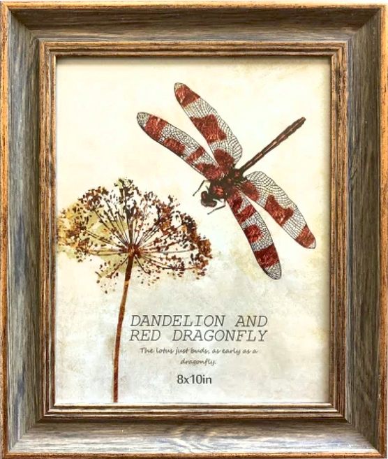 Style_G 時代家居 仿舊巴洛克復古 8x10 相框, 深咖色, 1個